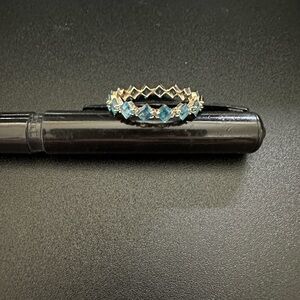 Elegant Blue Topaz Ring